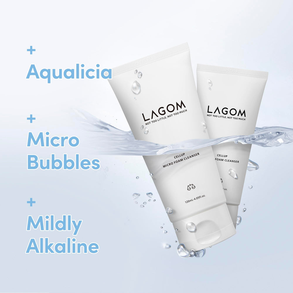 LAGOM Cellup manejo de manos para generar espuma suave