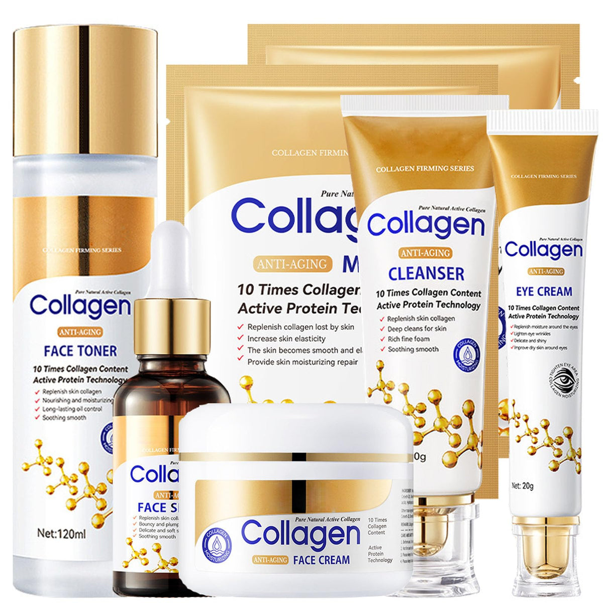 LaikMe Collagen Serum botella para hidratación y elasticidad de la piel