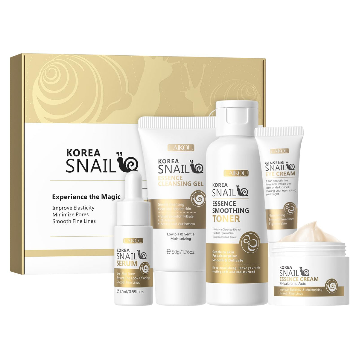 Laikou limpiador gel: limpieza facial suave y eficaz para iniciar la rutina.