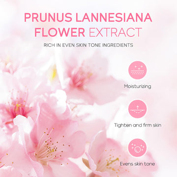 LAIKOU Sakura crema facial esencia nutre la piel con hidratación ligera.