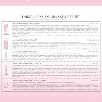 LAIKOU Sakura neceser viaje: organiza el cuidado diario