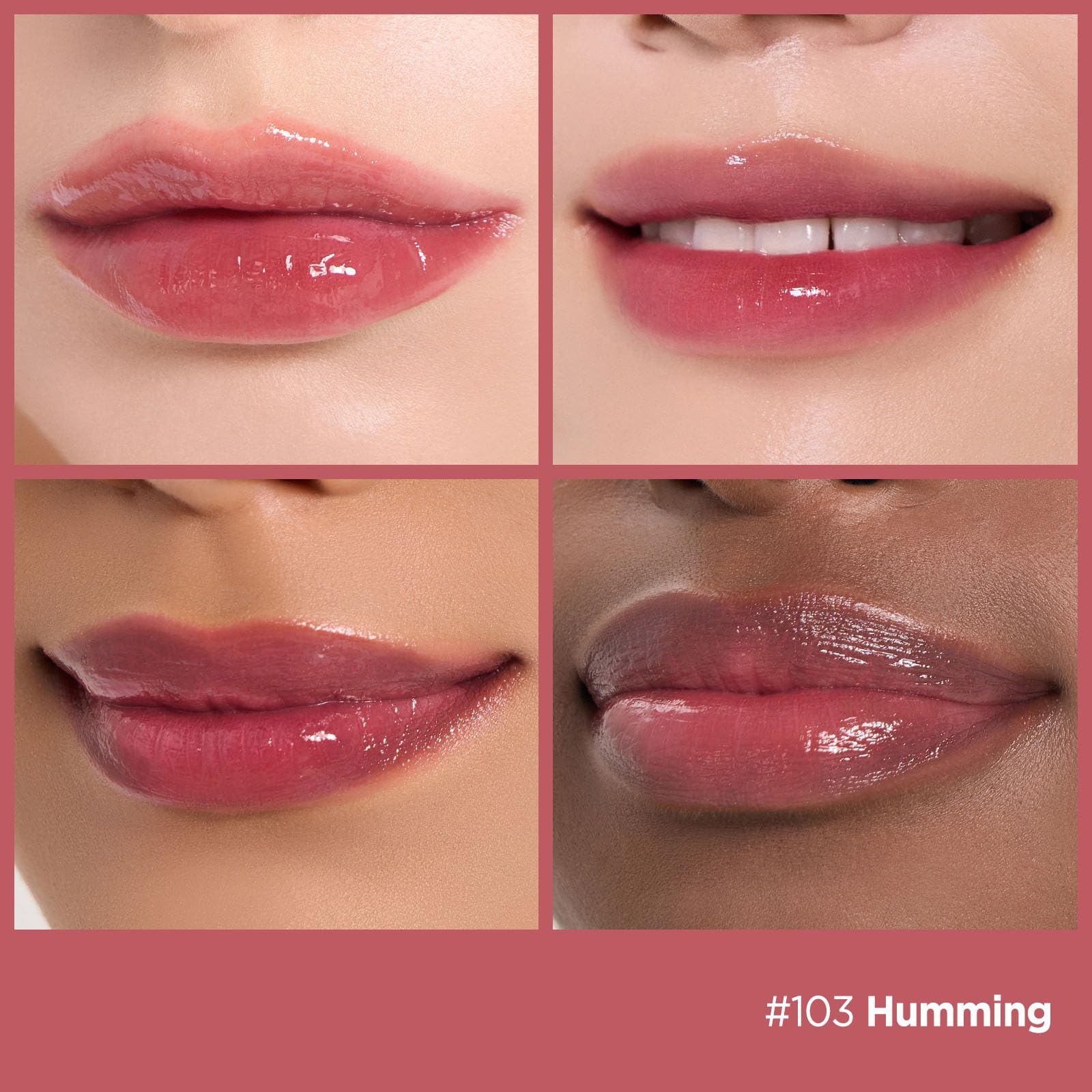 Laka Fruity Glam Lip Tint Mini, muestra de color intenso para labios duraderos.