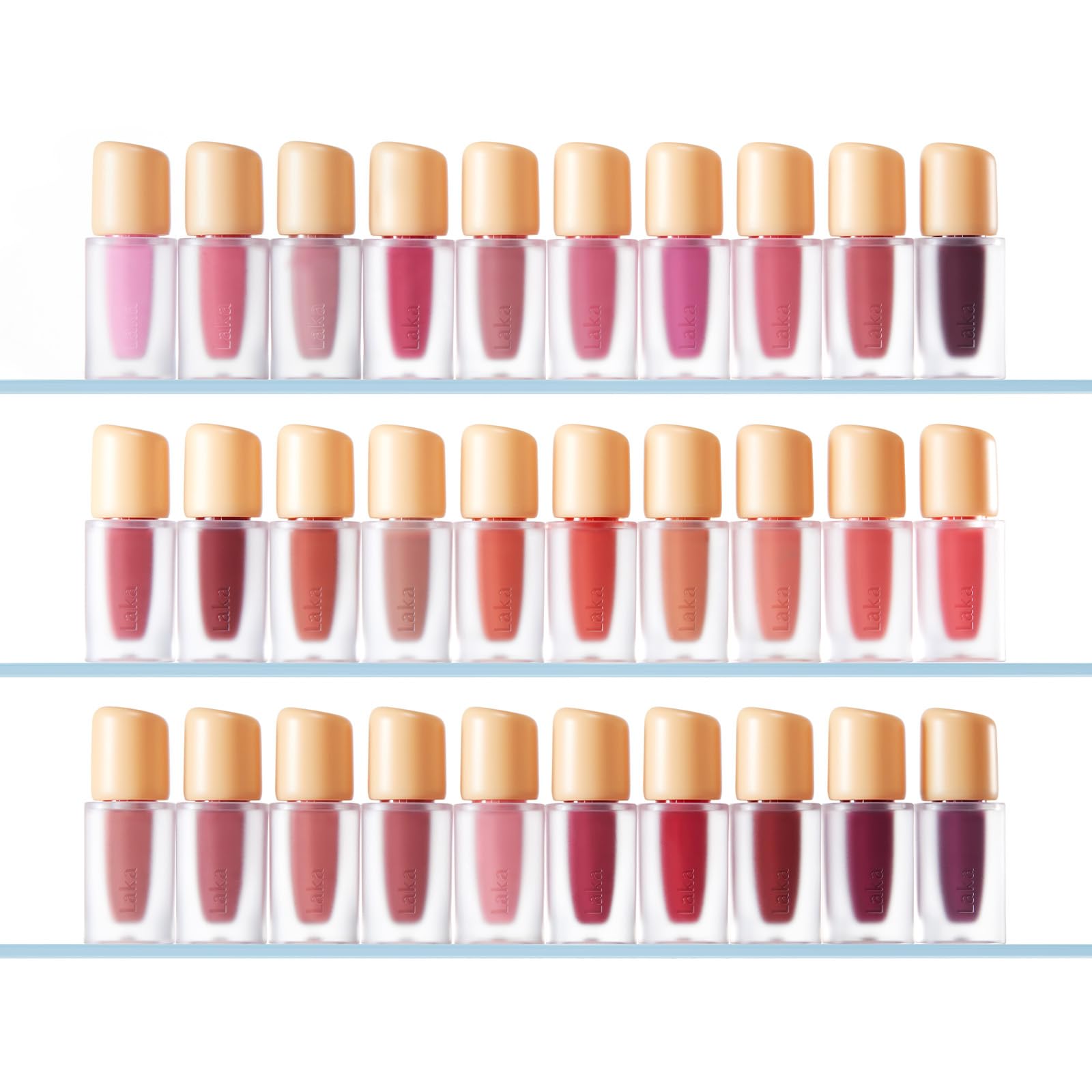 Laka Fruity Glam Lip Tint Mini, tono vegano para un look audaz y consciente.