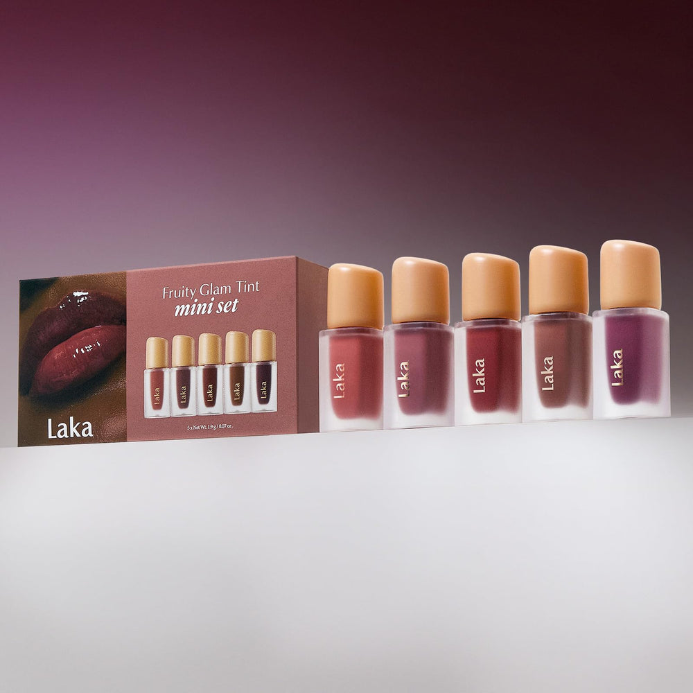 Laka Fruity Glam Tint Aplicación trazo preciso y suave.