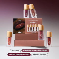 Laka Fruity Glam Tint Cereza aporta color intenso para un look nocturno.