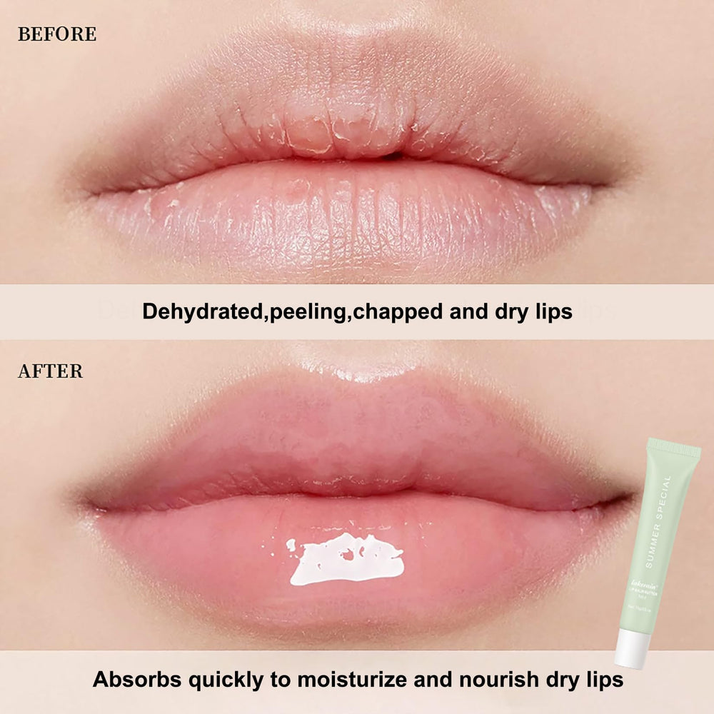 Bálsamo labial Lakerain con acabado ligero y brillo natural