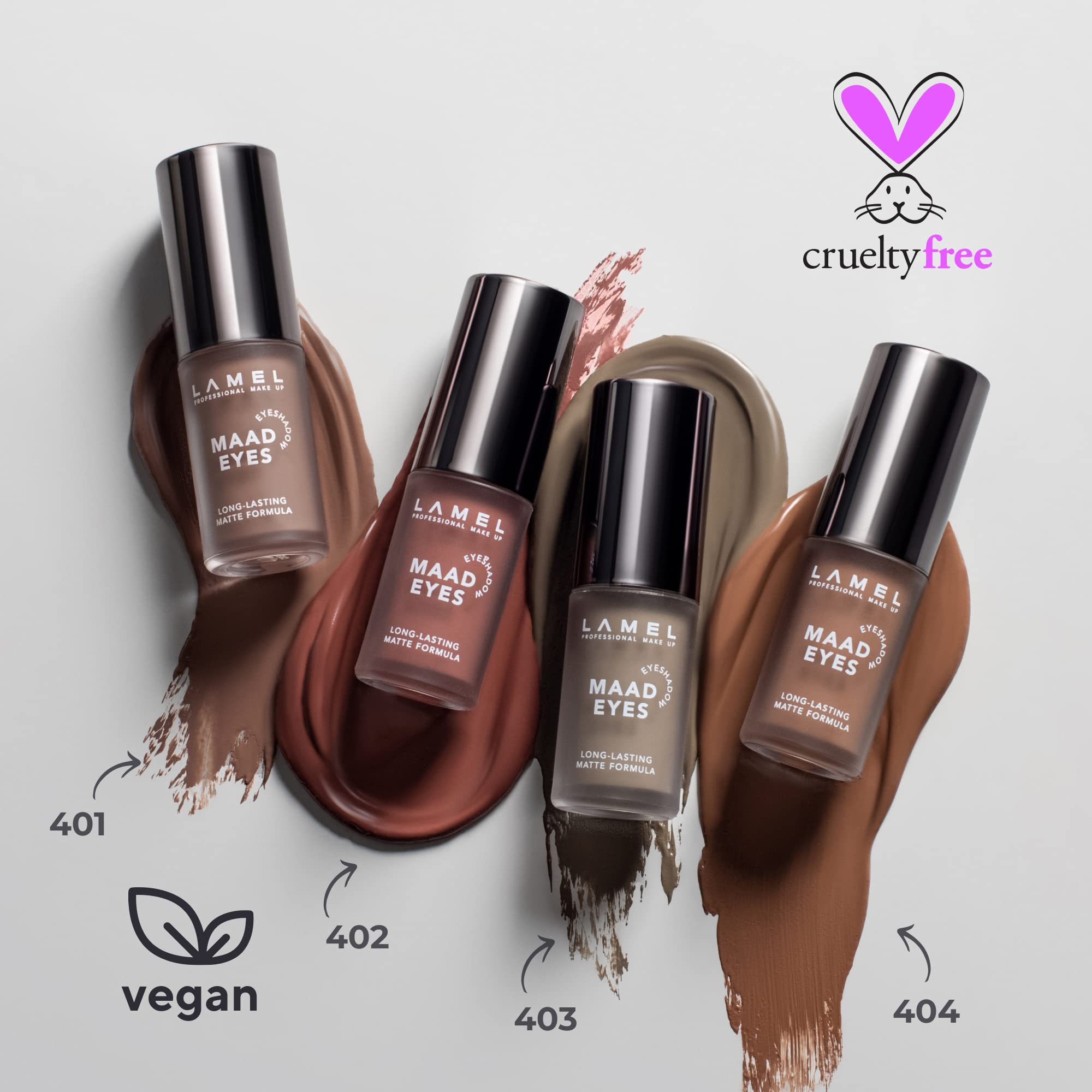 Sombra de ojos Lamel Matte resistente al agua para uso prolongado