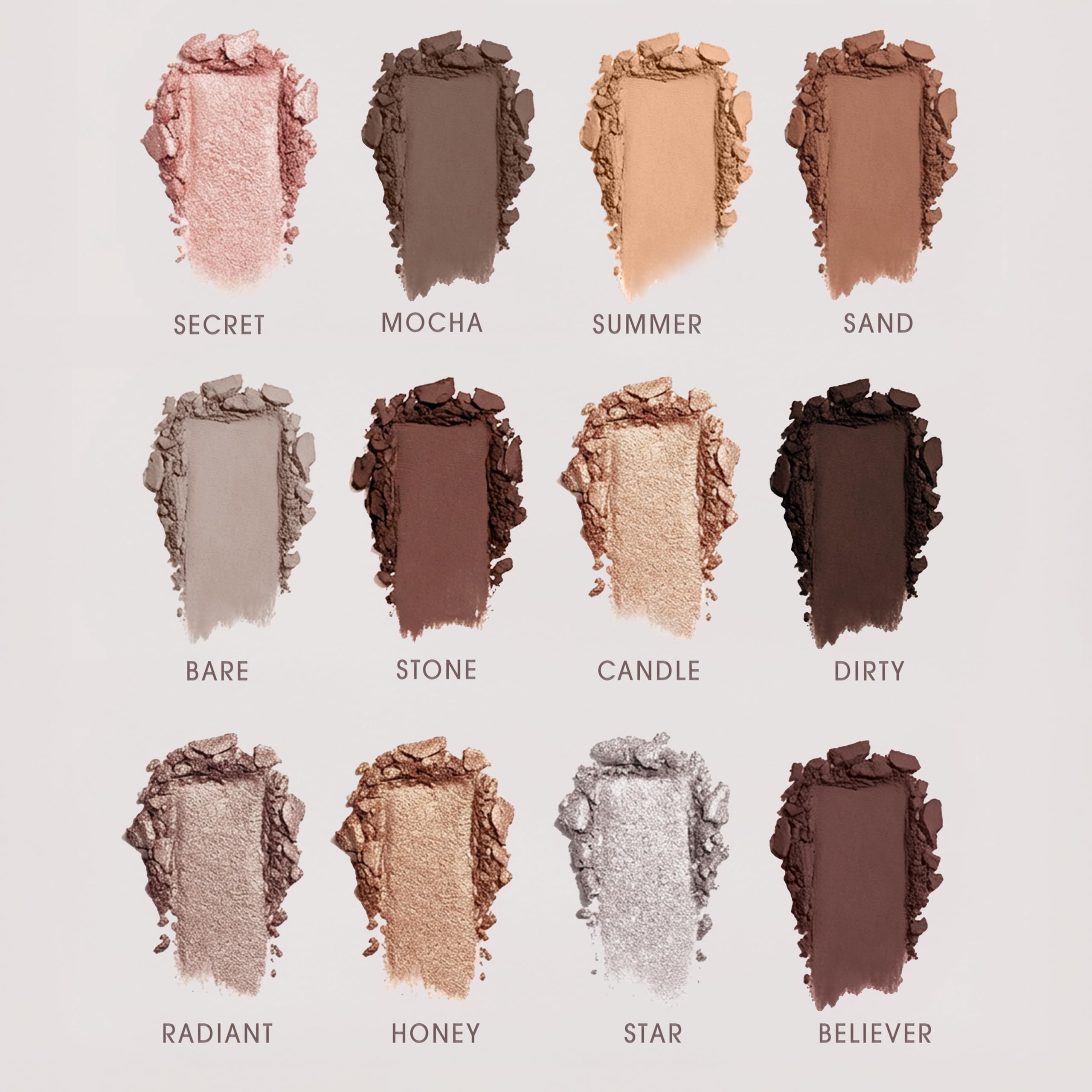 Lamora Attraction Sombras para Boda, aspecto neutro con brillo suave.