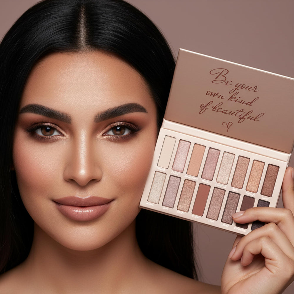 Lamora Paleta Sombras Nude Mate ideal para un look diurno natural