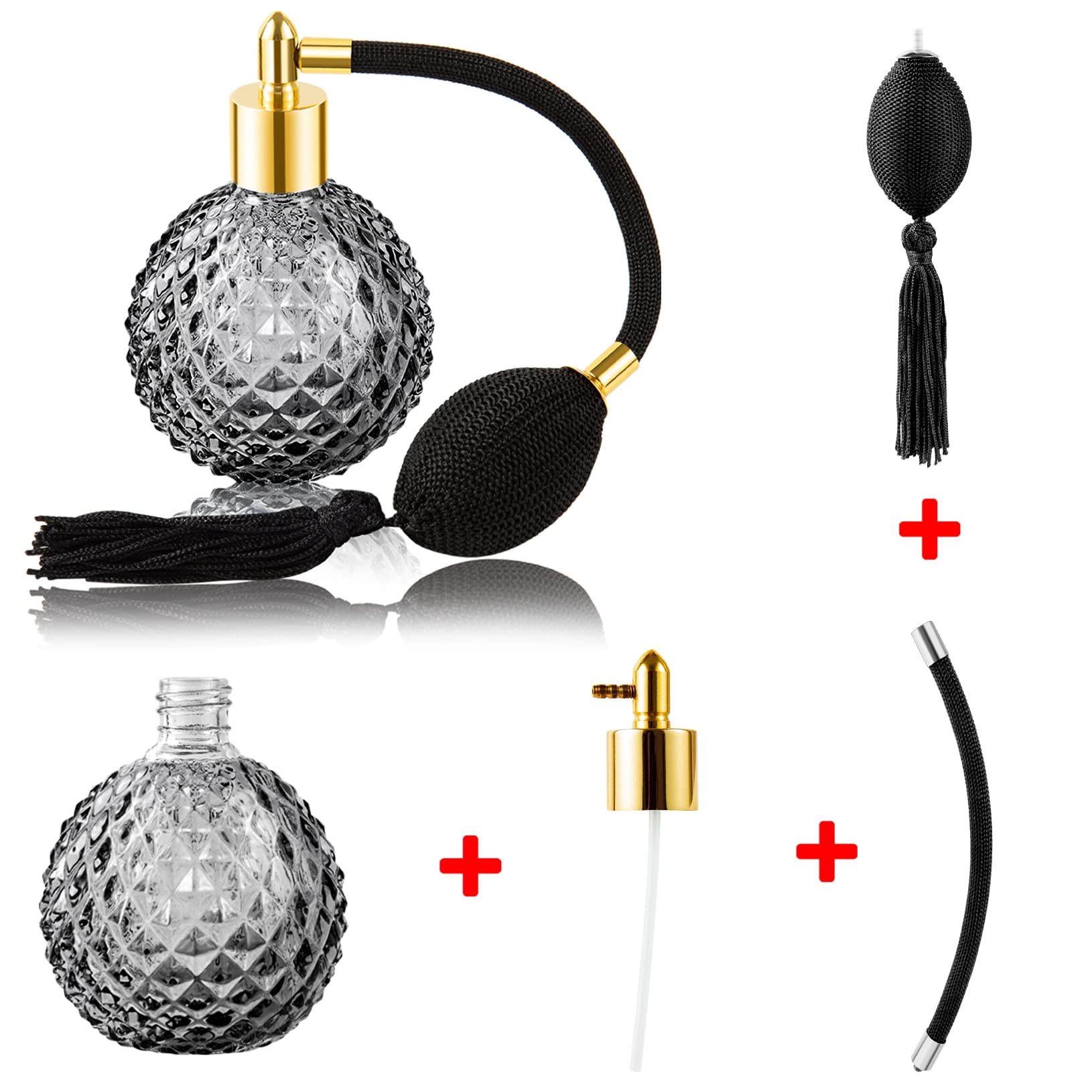 Lamoutor botella de 100 ml para recargas, tamaño práctico.