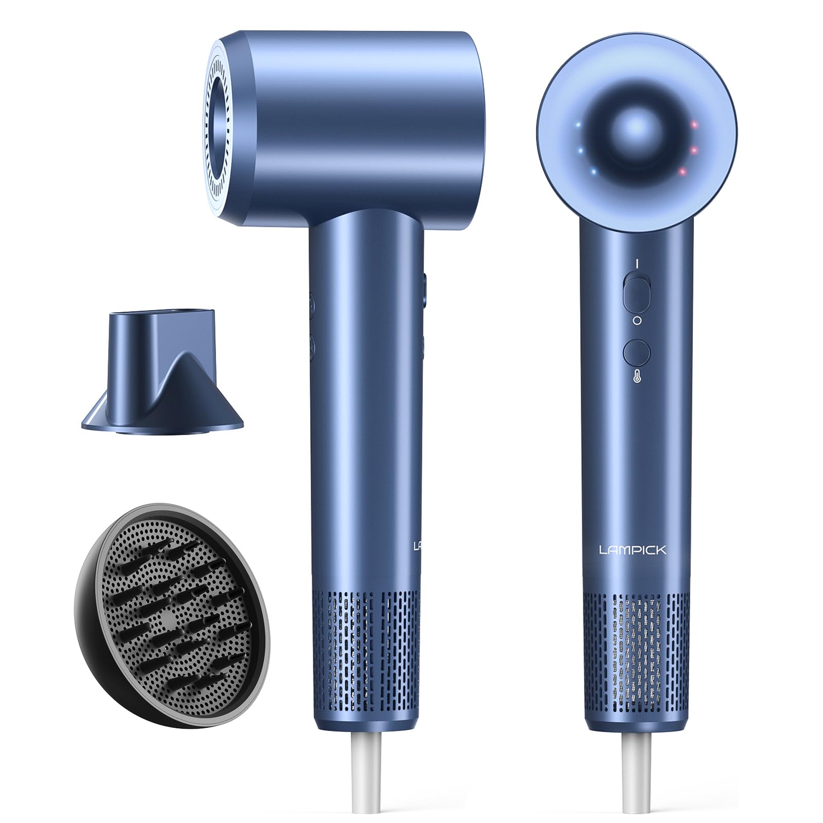 LAMPICK secador de pelo de alto rendimiento para secado rápido.