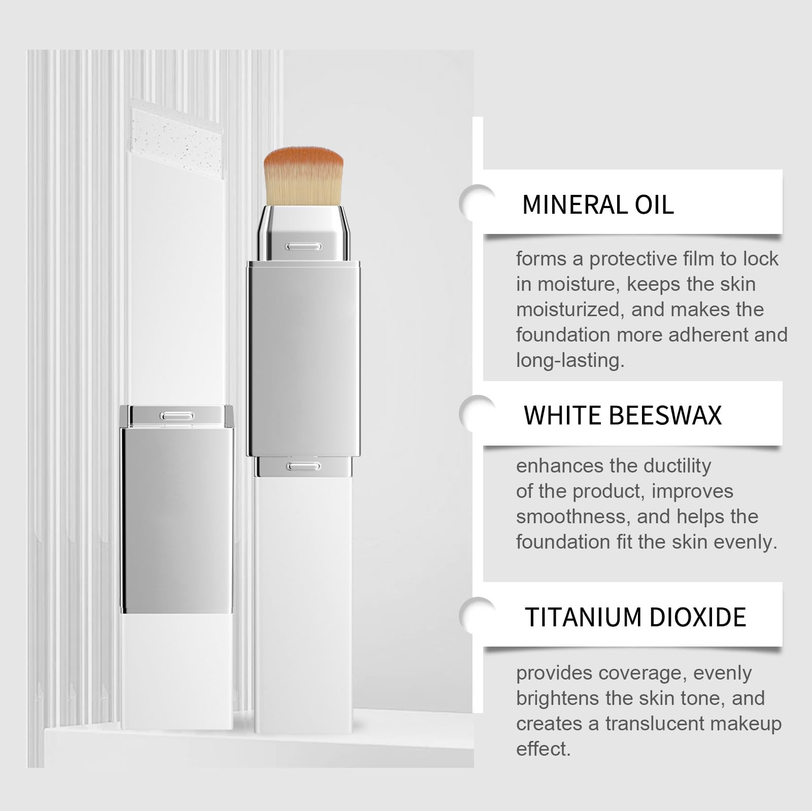 Lampolar Blanc Cover Cream Stick ofrece acabado natural y ligero para uso diario.
