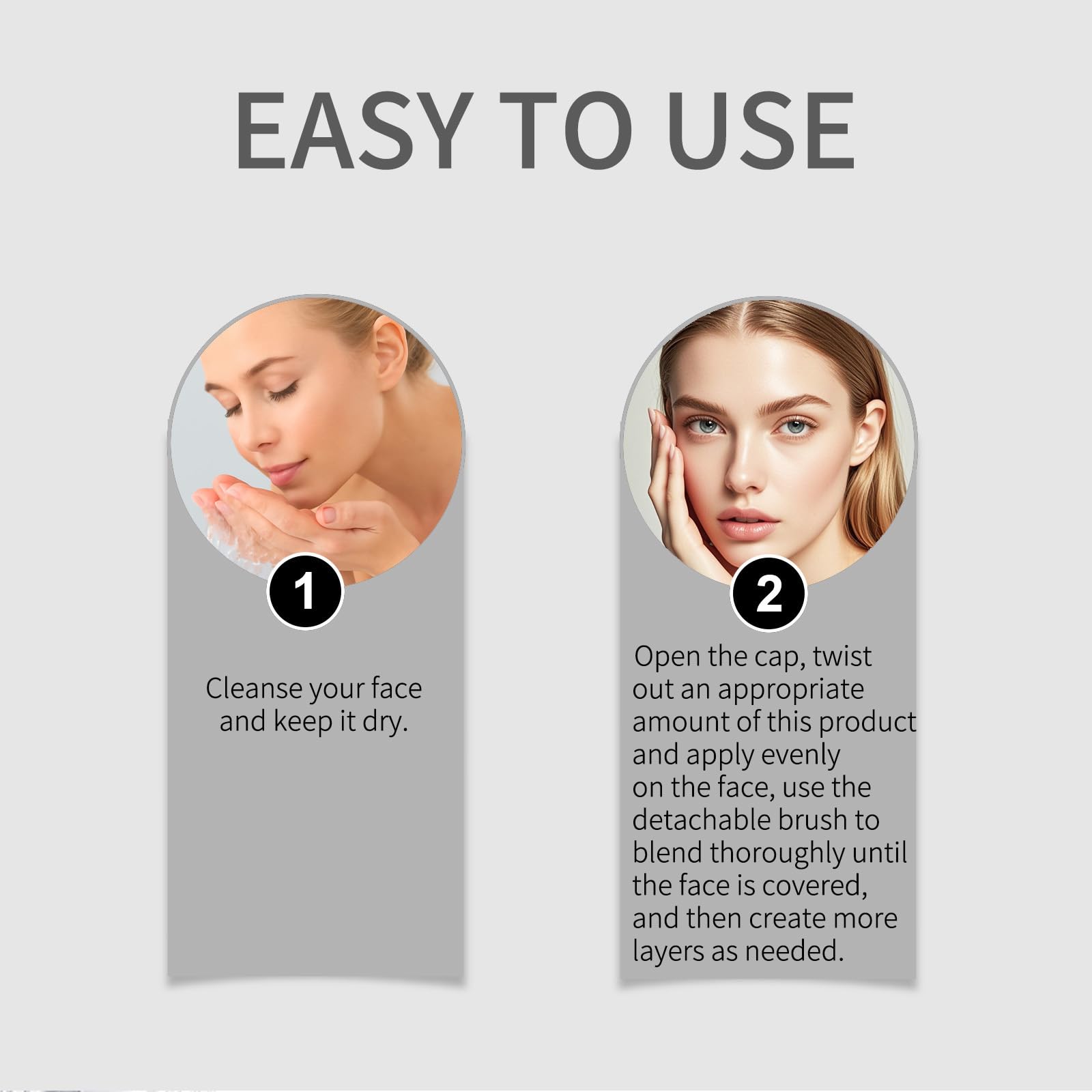 Lampolar Blanc Cover Cream Stick formato doble extremo para difuminar suavemente.