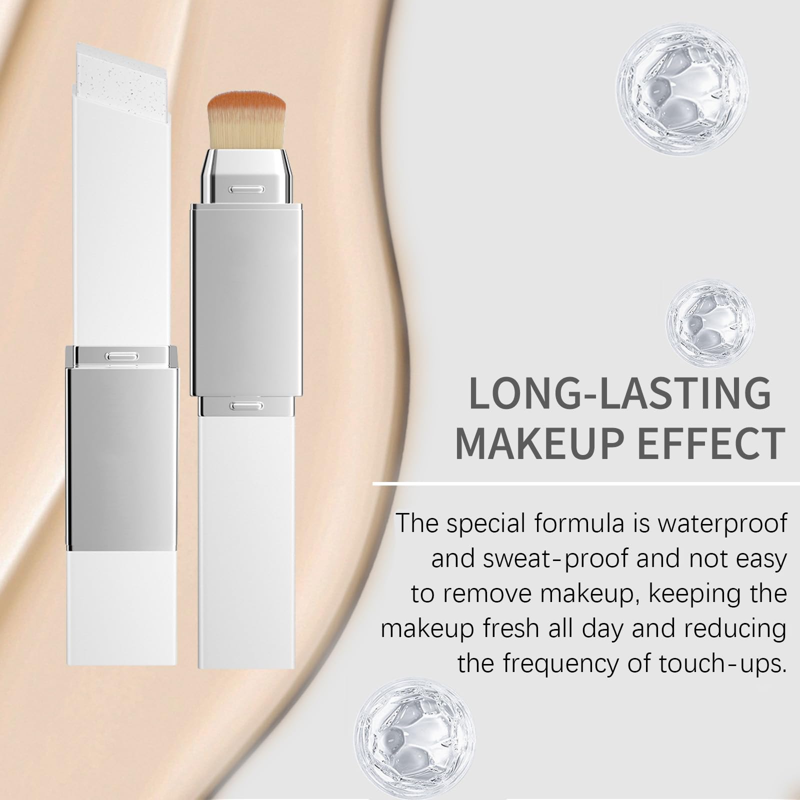 Lampolar Blanc Cover Cream Stick textura cremosa que se desliza con comodidad.
