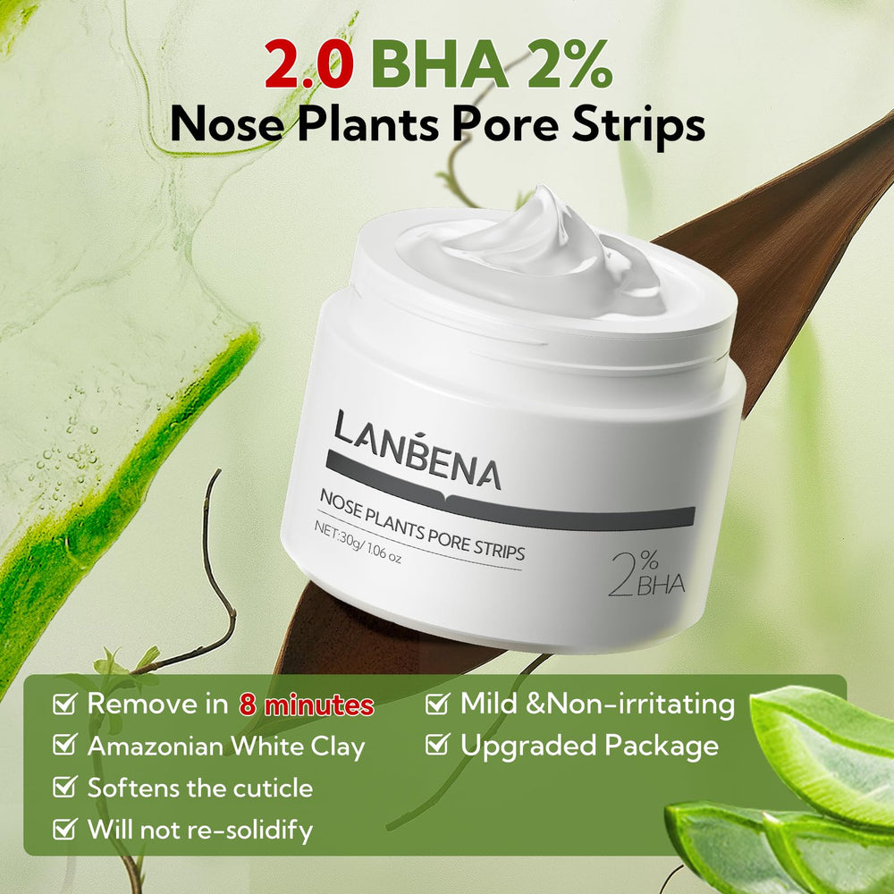 LANBENA carbon activado bambu limpieza profunda de poros