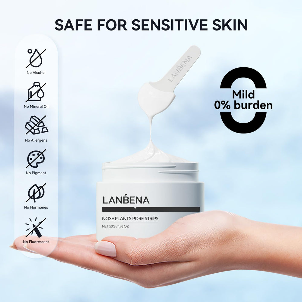 Cepillo nasal de goma LANBENA para limpieza suave y precisa.