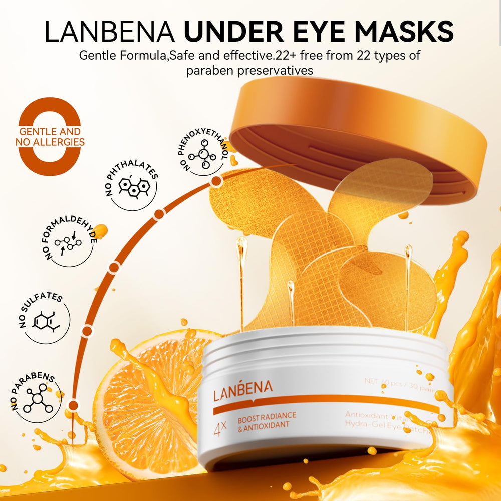 LANBENA parches de ojos, 4 tipos para distintos cuidados.