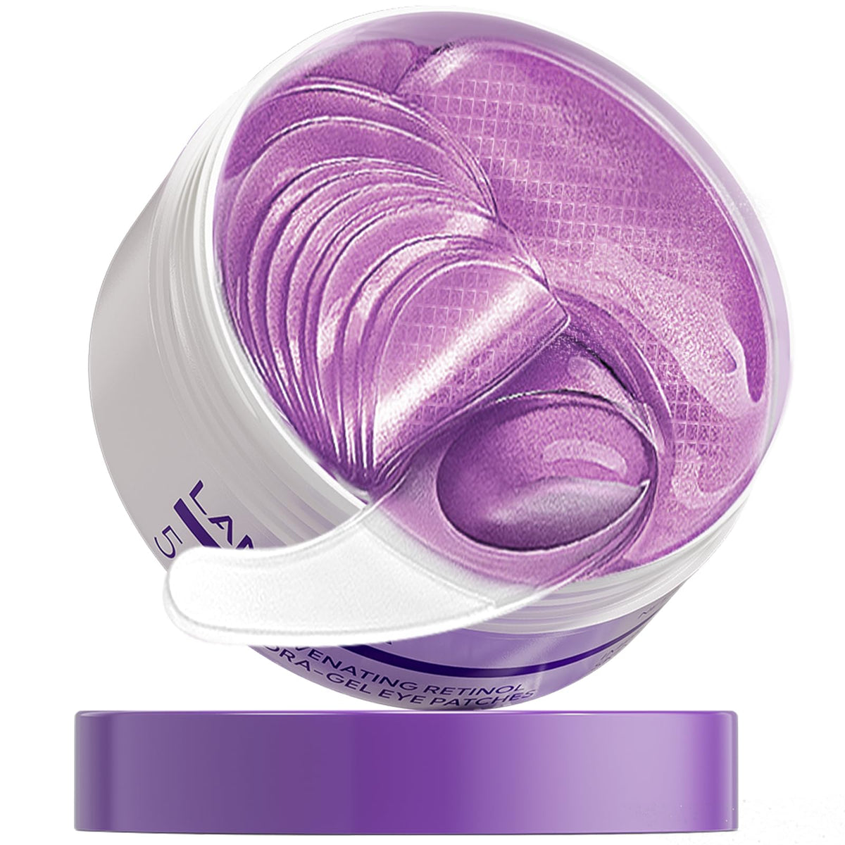 LANBENA Parches de ojos Retinol en empaque, ideal para hidratar y revitalizar la mirada.