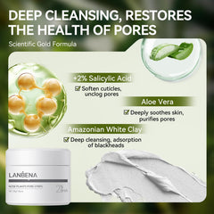 LANBENA removal papers laid out for precise nose cleansing