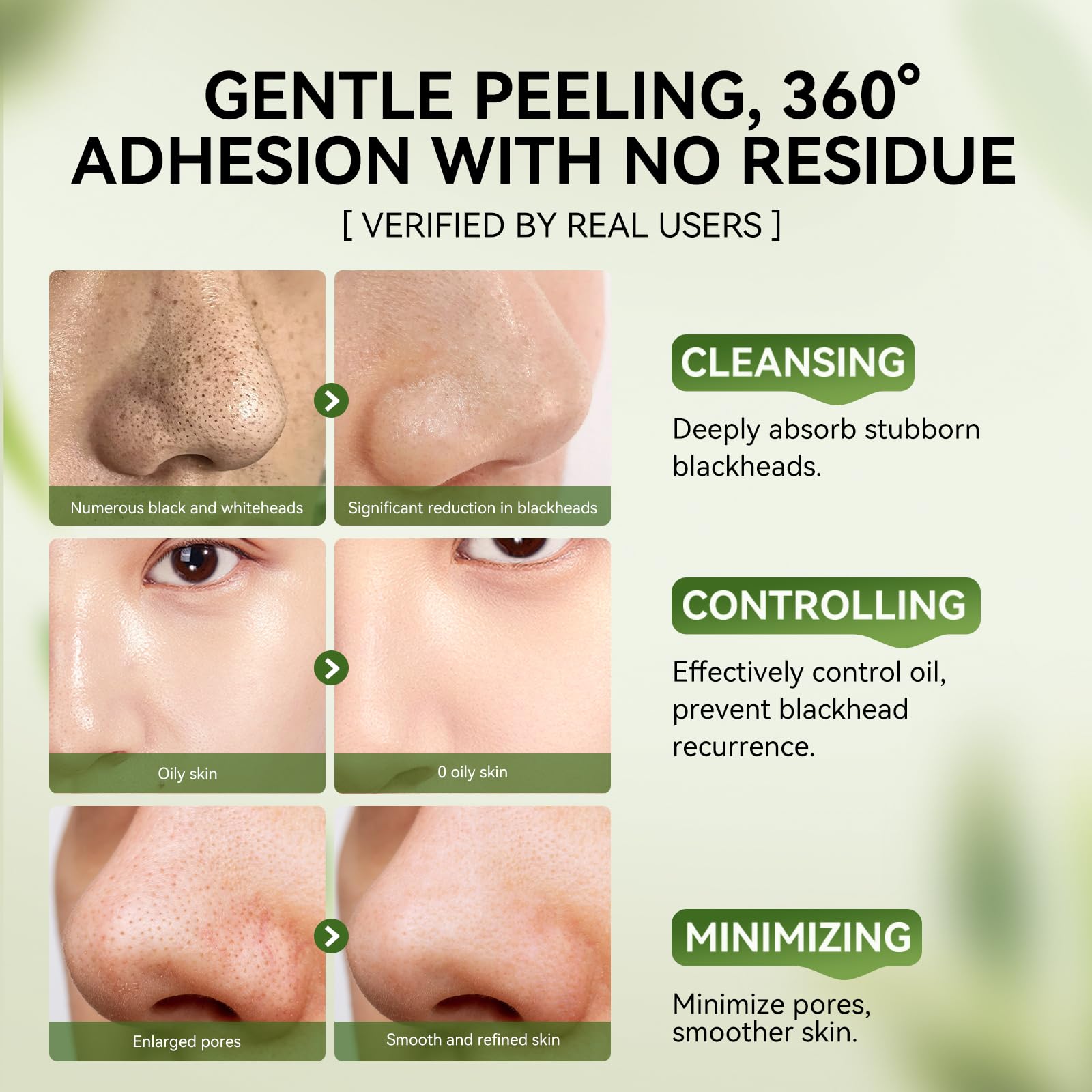 LANBENA set tres en uno para cuidado de poros y limpieza facial