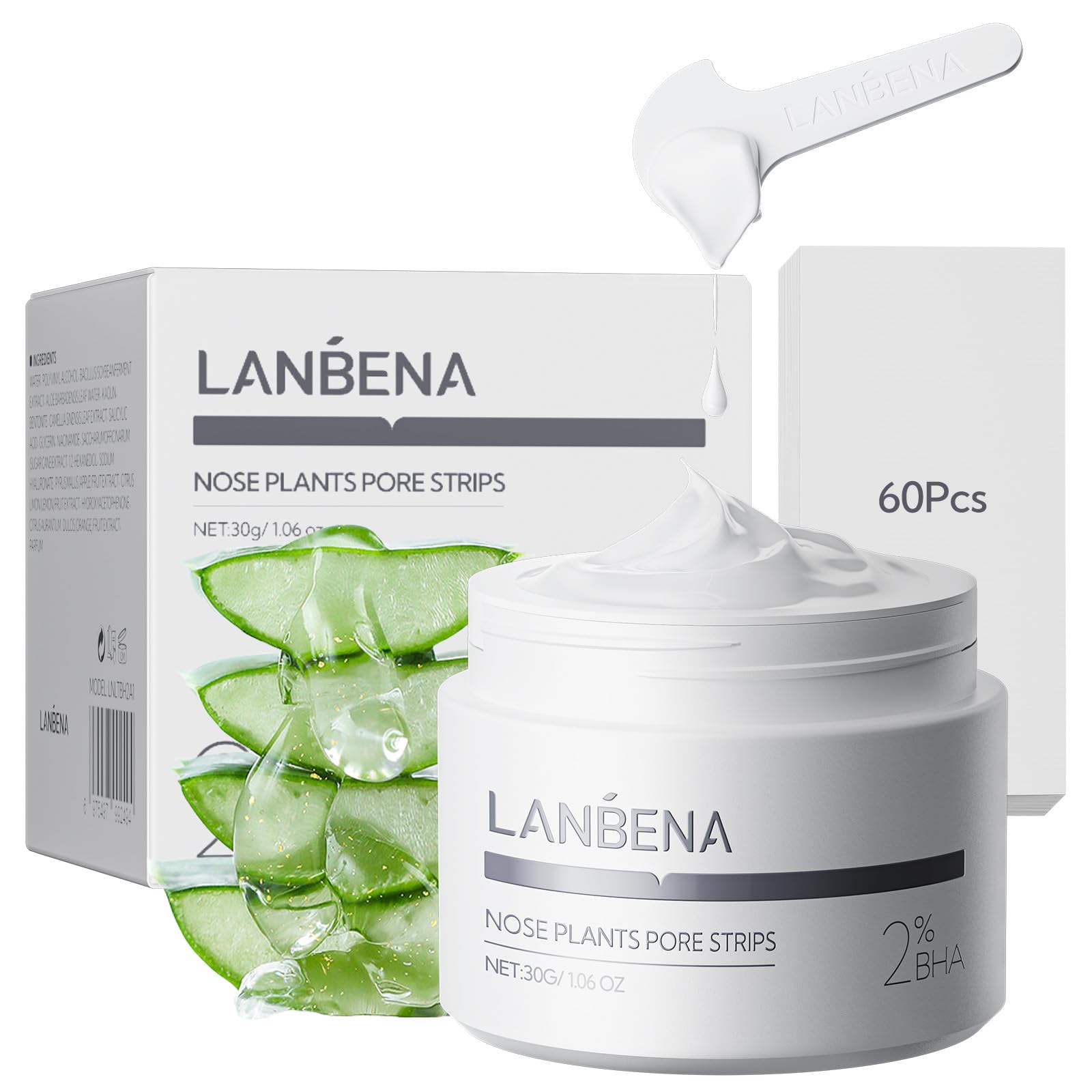 LANBENA tiras poros nariz eliminan impurezas y grasa
