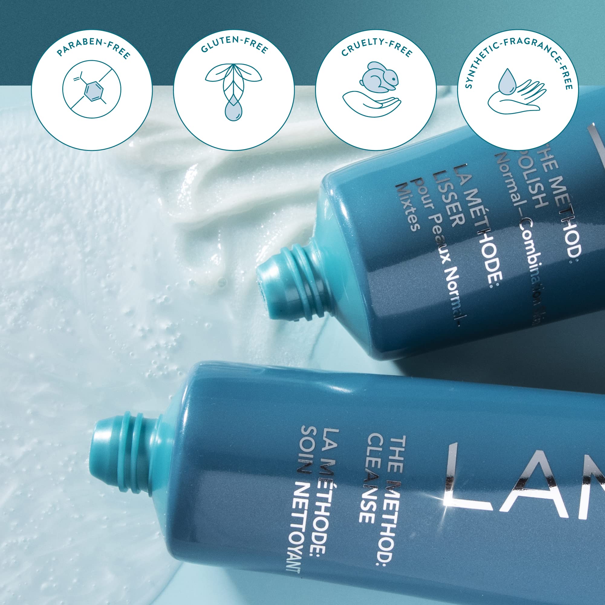 Textura cremosa del exfoliante de Lancer Skincare