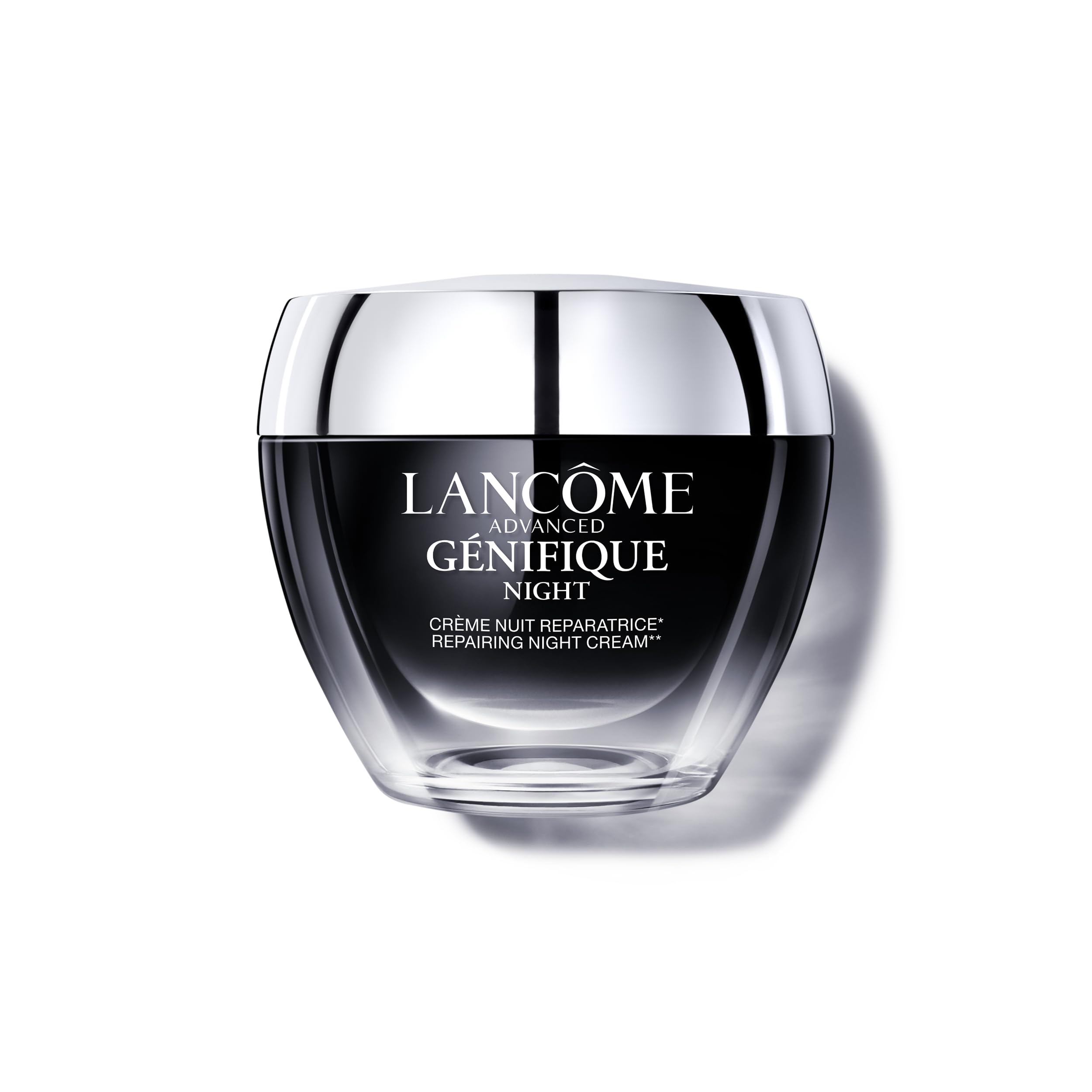 Lancôme Génifique crema nocturna refuerza la barrera y mejora la hidratación de la piel.