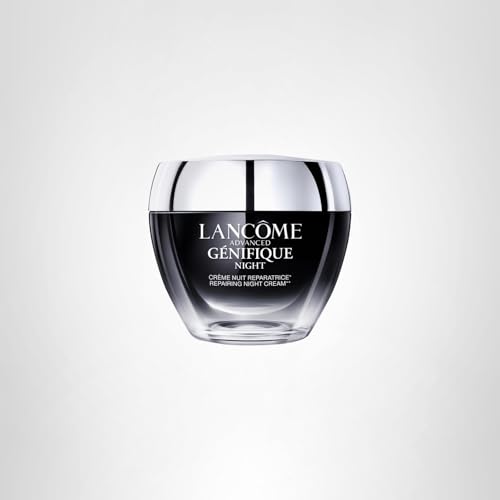 Lancôme Génifique crema de noche, textura sedosa que se funde al aplicar.
