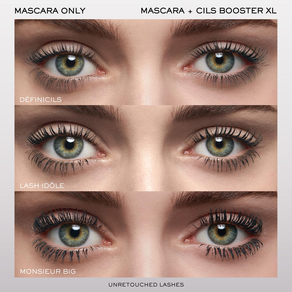 Lancôme Cils Booster XL con vitamina E nutre y acondiciona pestañas.