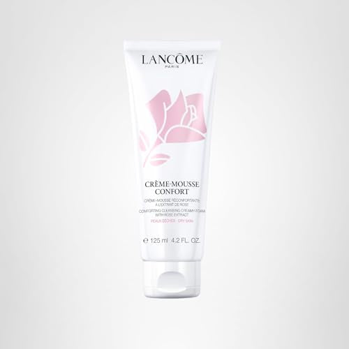 Lancôme Crème Mousse Confort: peau douce et équilibrée après utilisation quotidienne.