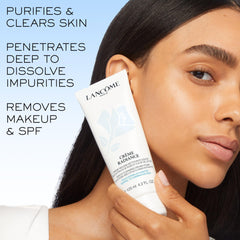 Lancôme Crème Radiance – textura cremosa en primer plano revela hidratación suave