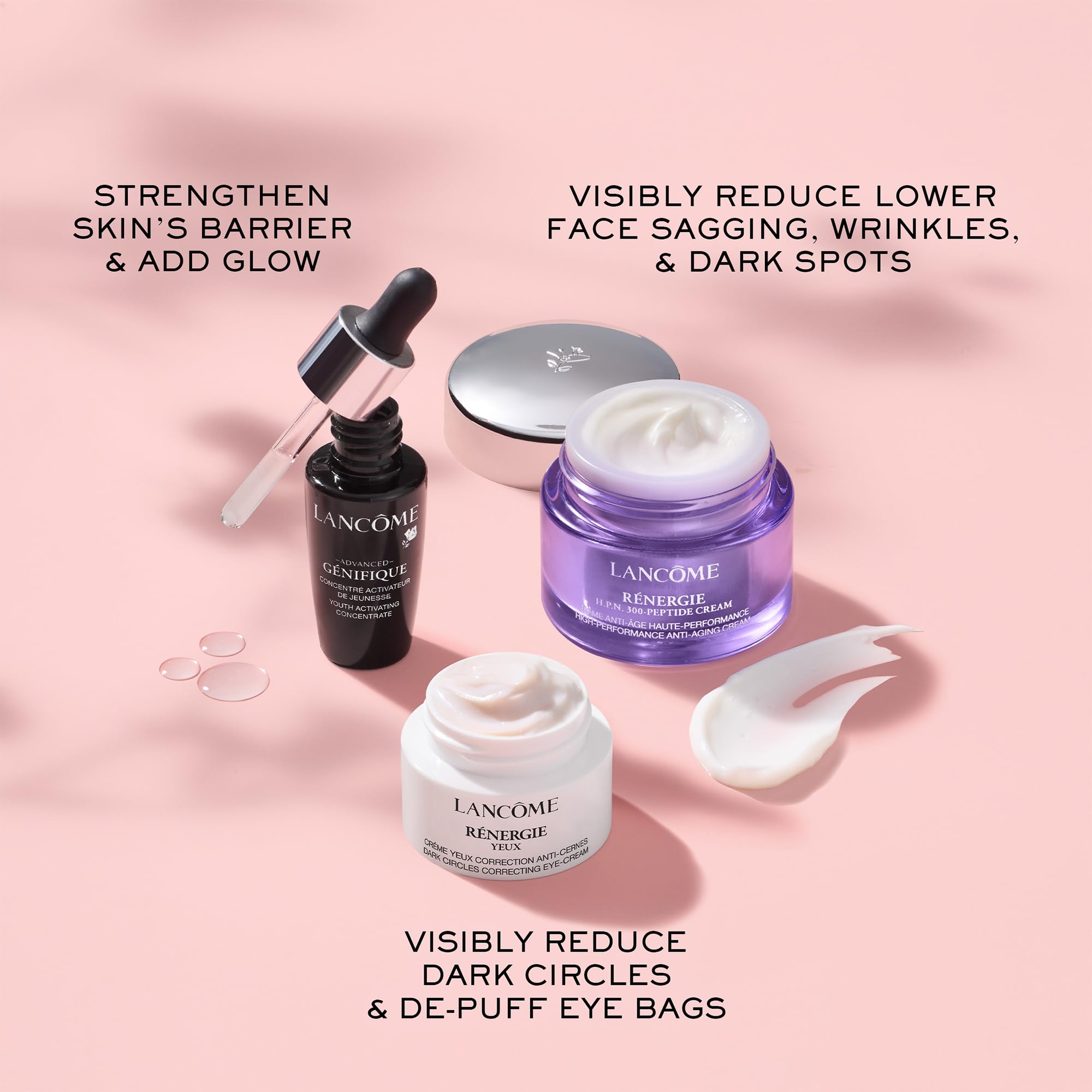 Lancôme Crème Rénergie HPn300 – pot, peut lisser et raffermir visiblement la peau.