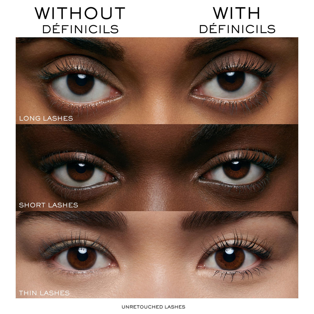 Lancôme Définicils: douceur pour yeux sensibles sans irritation.