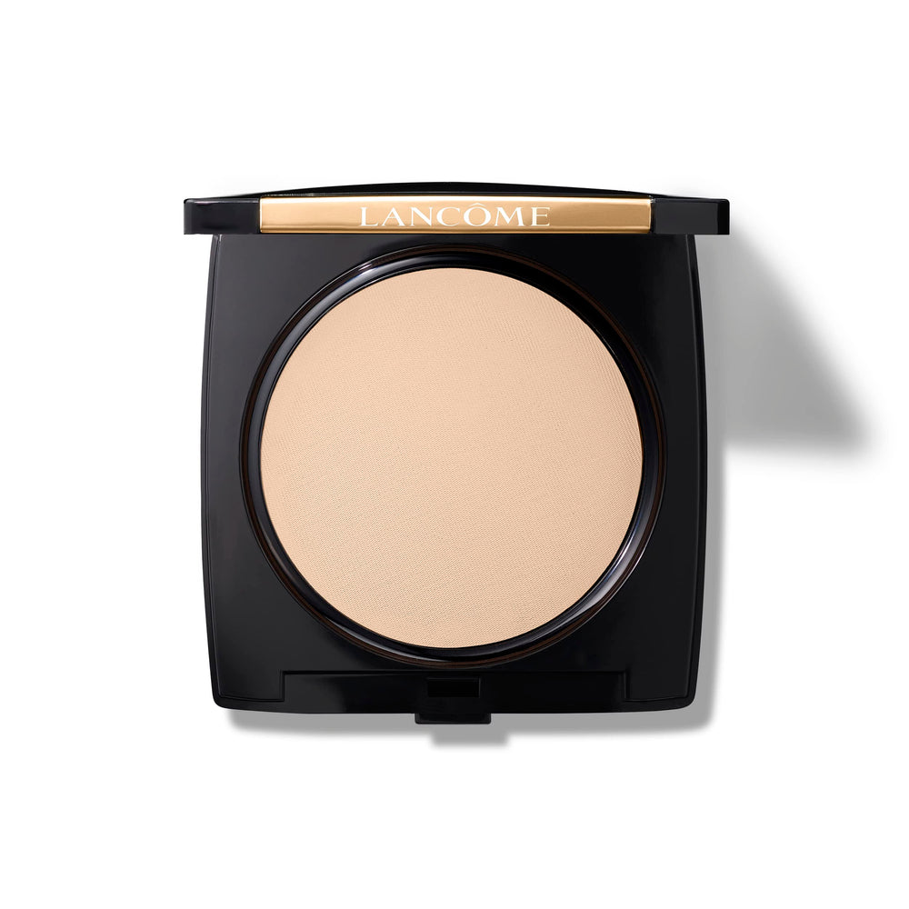 Lancôme Dual Finish polvos: empaque y aplicación para uso diario y cómodo.