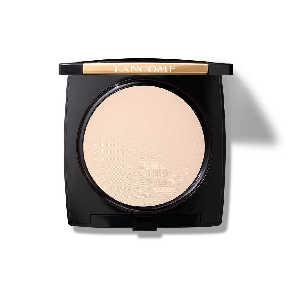 Lancôme Dual Finish polvo compacto en empaque elegante para retoques diarios