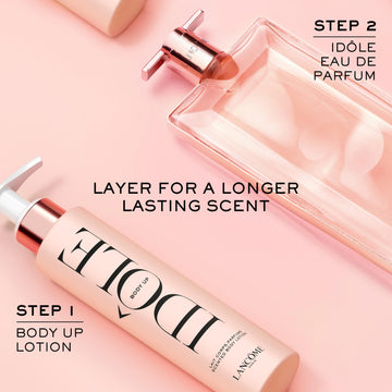 Envase ergonómico de Idôle Body Up facilita la dosificación.