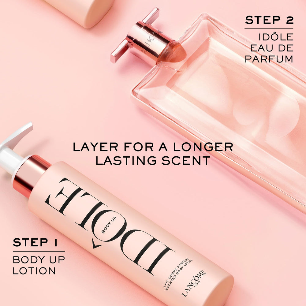Envase ergonómico de Idôle Body Up facilita la dosificación.