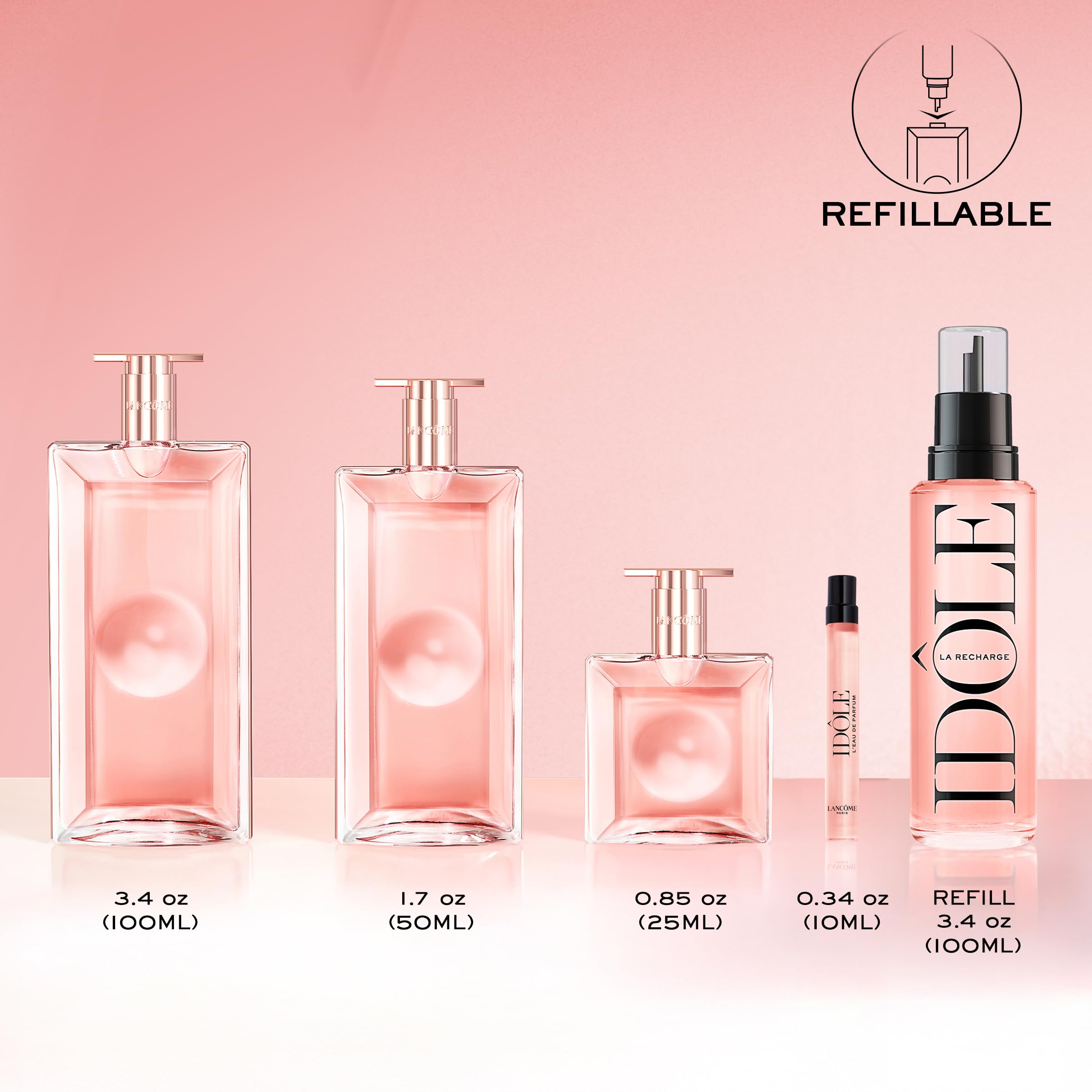 Lancôme Idôle: empaque sostenible y responsable.