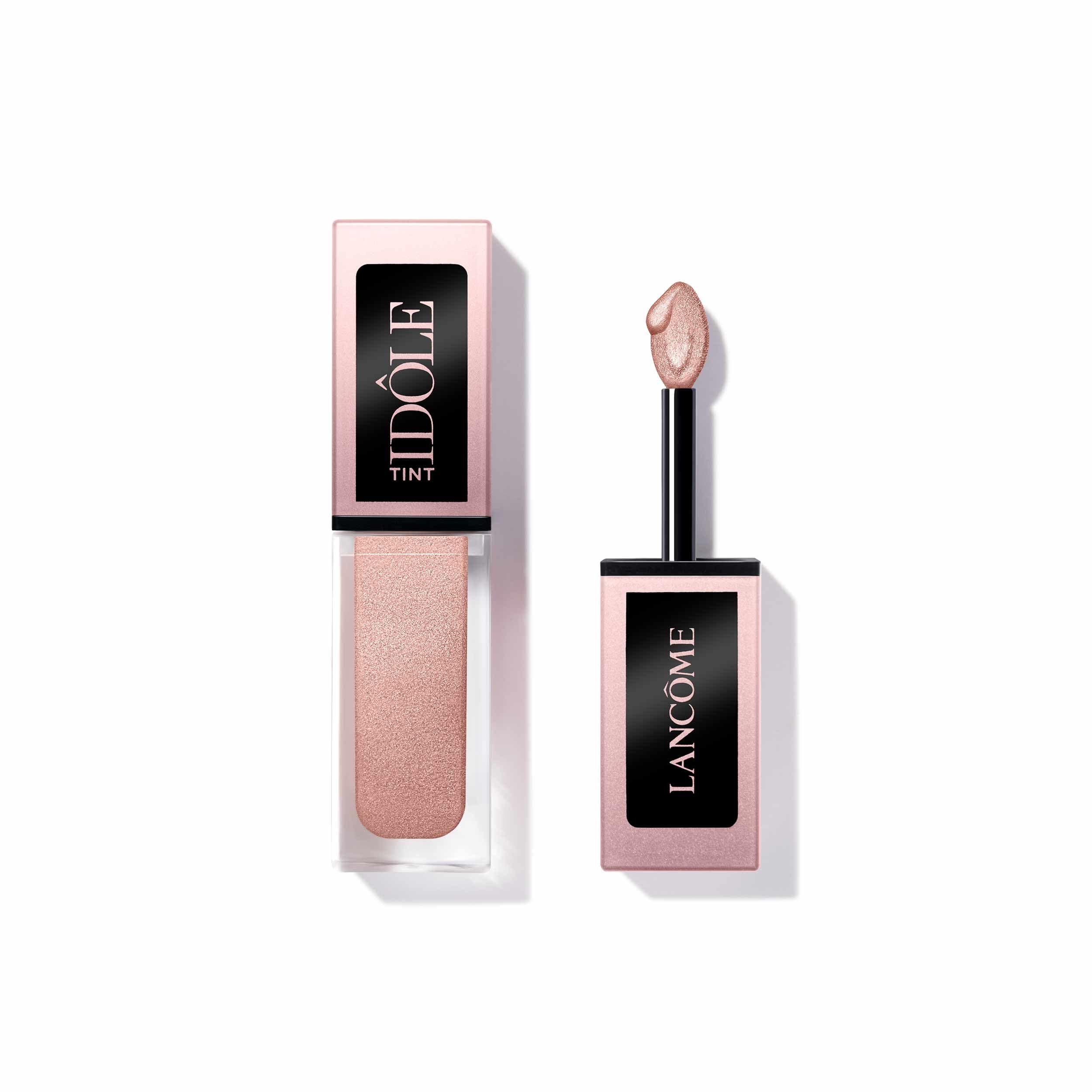 Lancôme Idôle Tint, sombra líquida 2 en 1, Arena Desierto, para un look duradero.