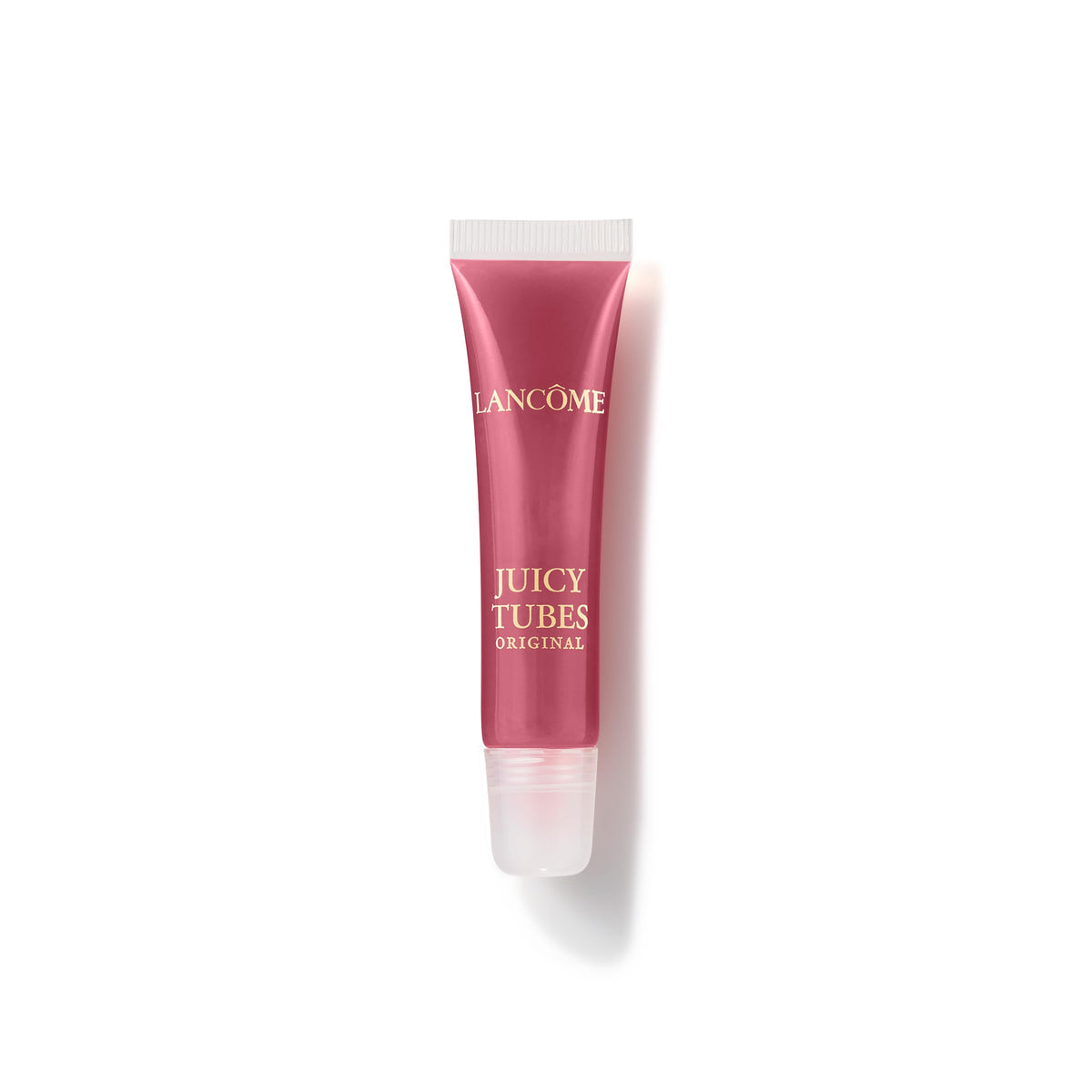 Lancôme Juicy Tubes con empaque elegante y brillo ultra brillante.