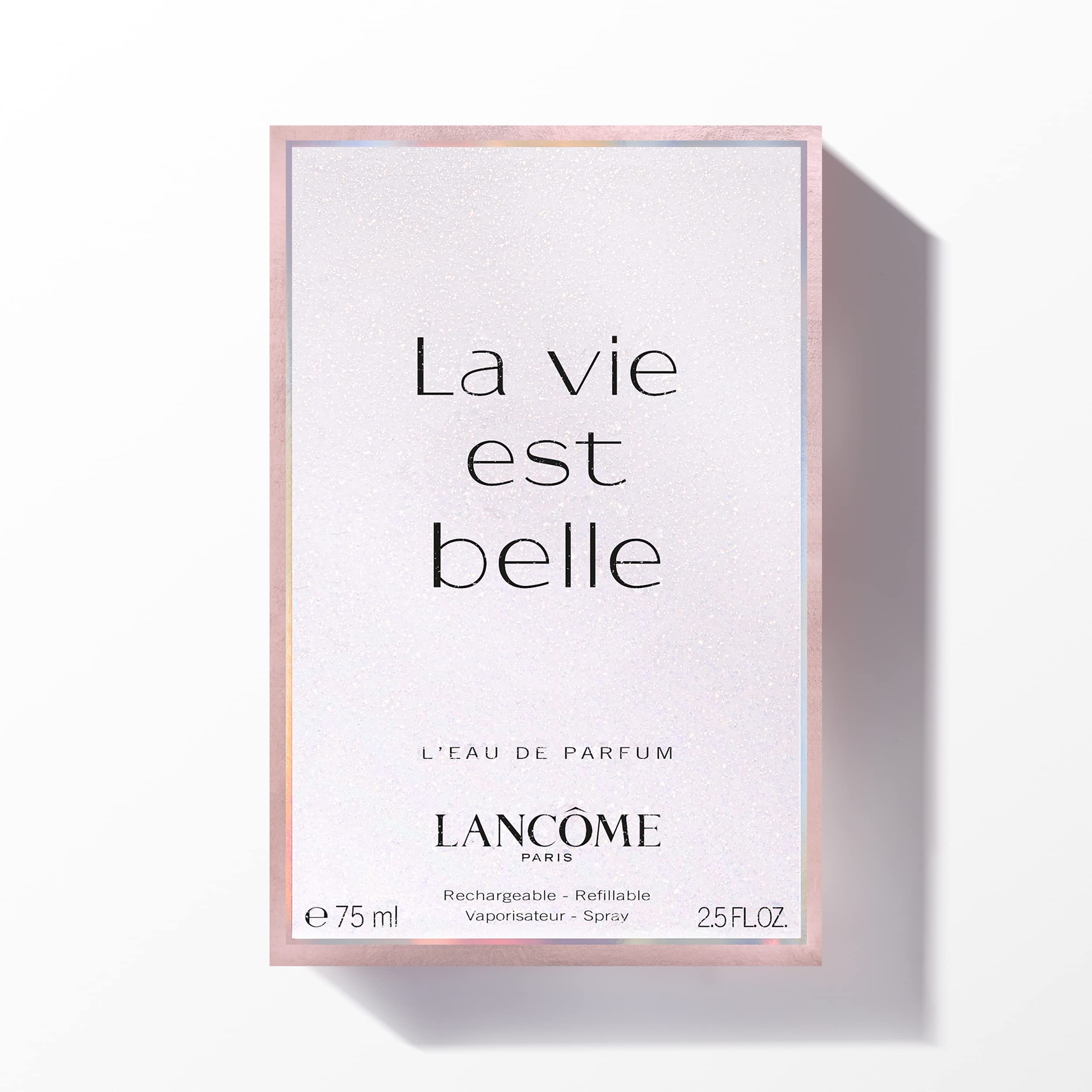 Lancôme La Vie Est Belle, detalle de jazmín y flor de azahar, toques luminosos del aroma.