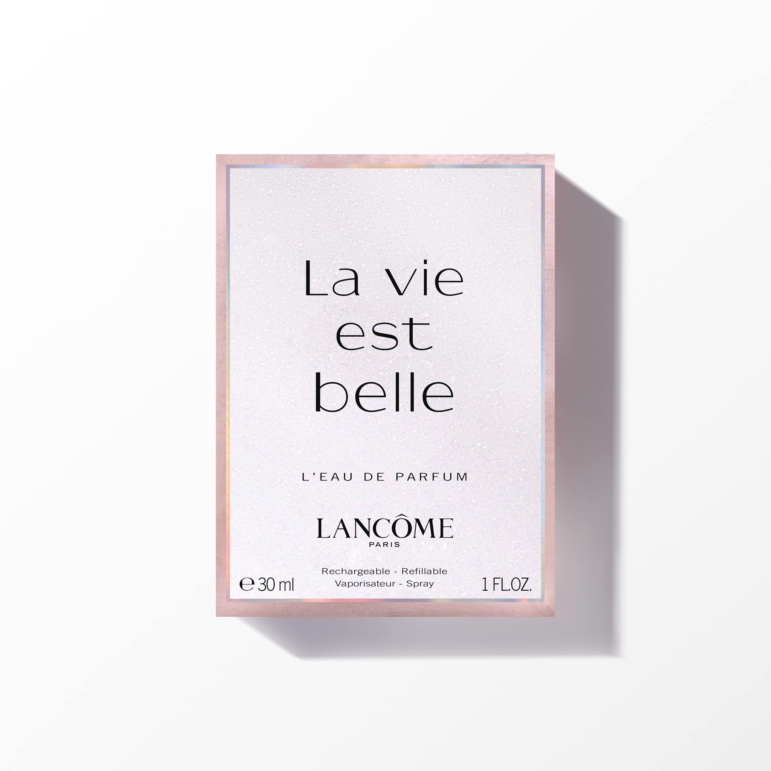 Combinación floral y gourmand de La Vie Est Belle en una fragancia única.