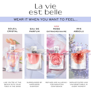 Lancôme La Vie Est Belle rastro perfumado suave al salir.