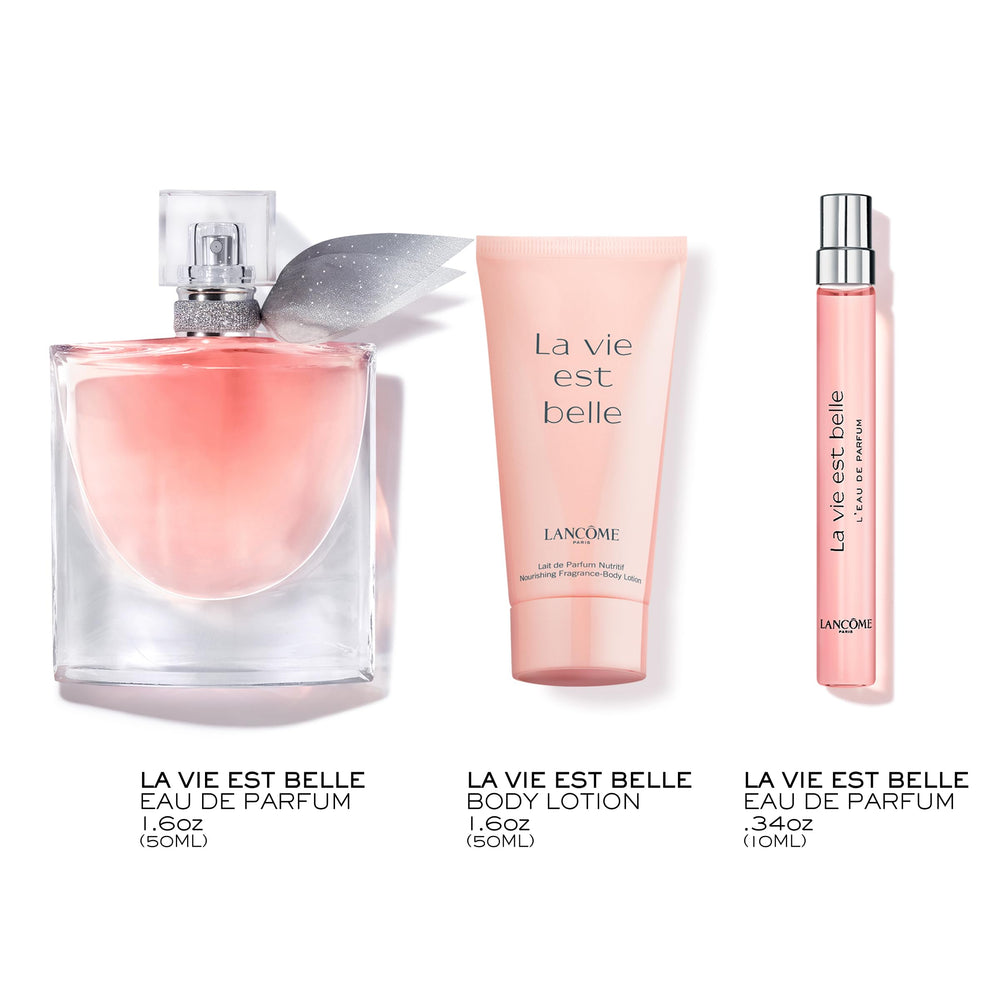 Lancôme La Vie Est Belle set, difusor de bolso, ideal para retoques en cualquier ocasión.
