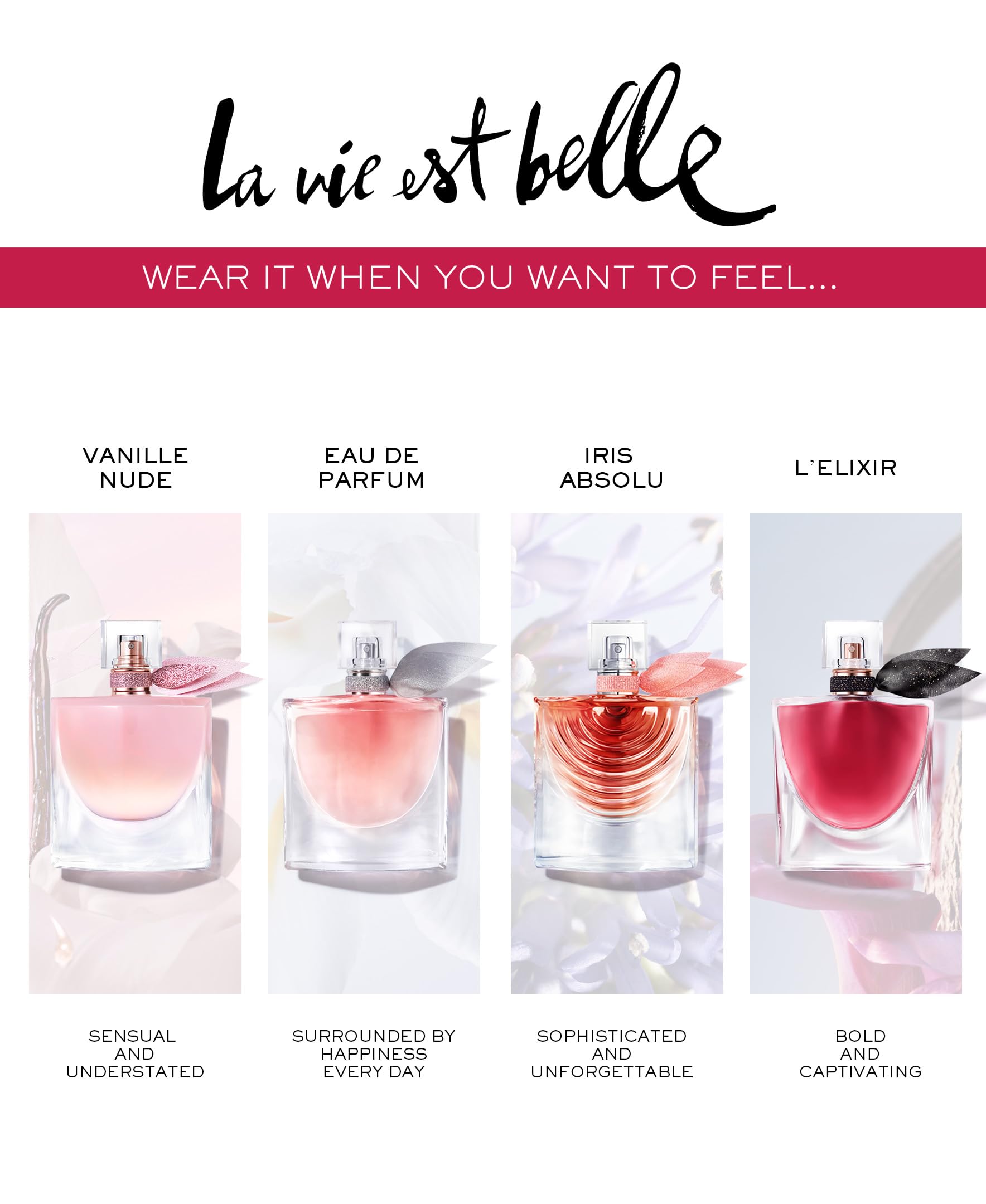 Lancôme La Vie Est Belle Vanille Nude, ambiente perfumado para momentos especiales.