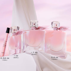 Lancôme La Vie Est Belle Vanille Nude, etiqueta elegante para colección.