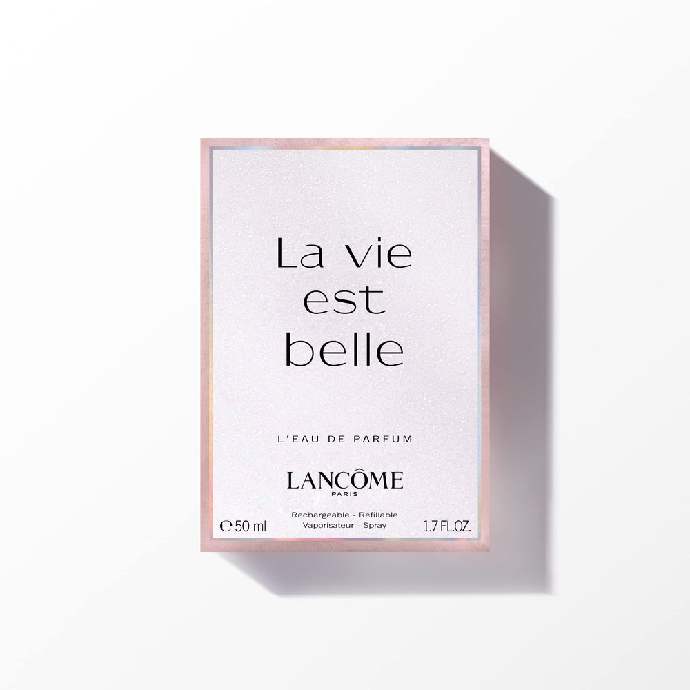 Lancôme La Vie Est Belle: nota jazmin arabe y azahar tunecino, aroma floral lujoso.
