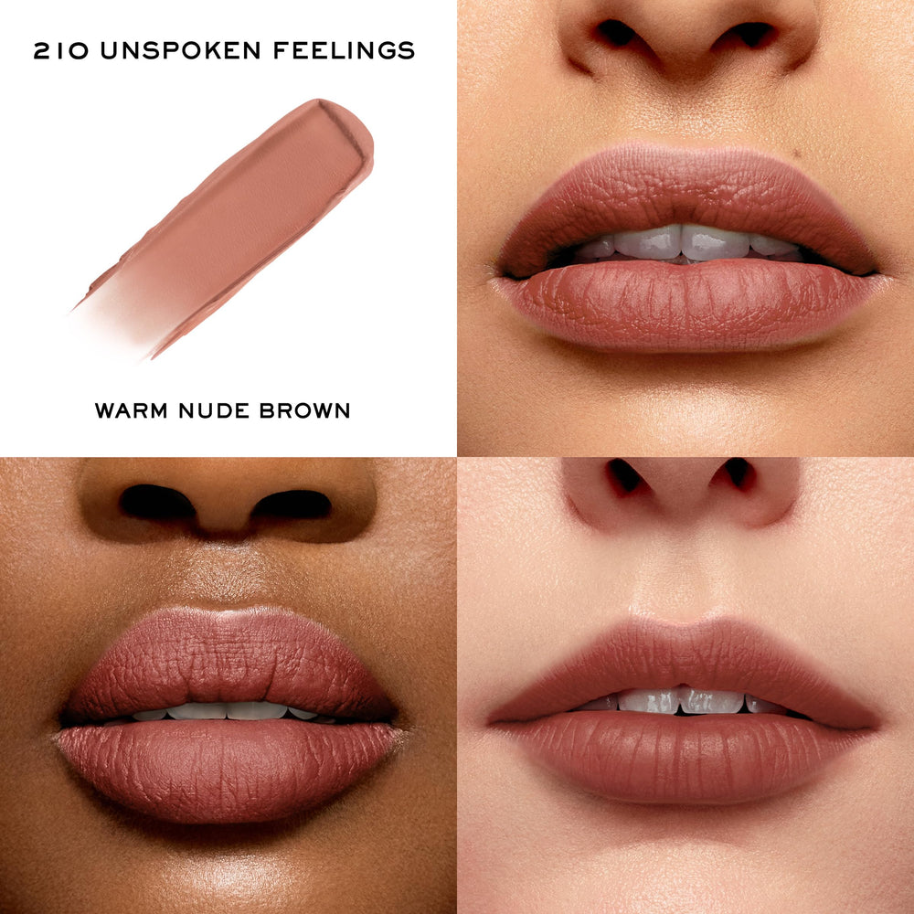 Lancôme L’Absolu Rouge Intimatte mini 274 – rose thé, hydratation légère.