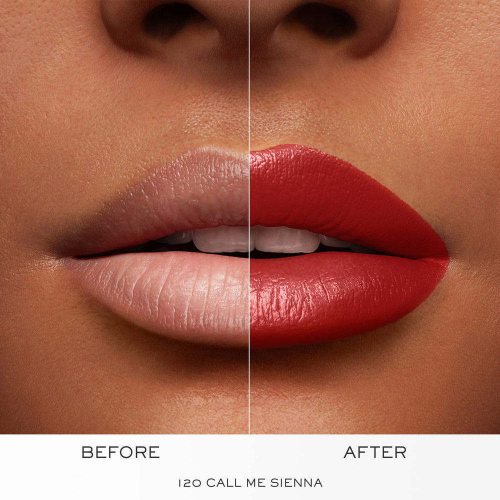 Lancôme L'Absolu Rouge finition crème pour une couleur uniforme sans bavure.