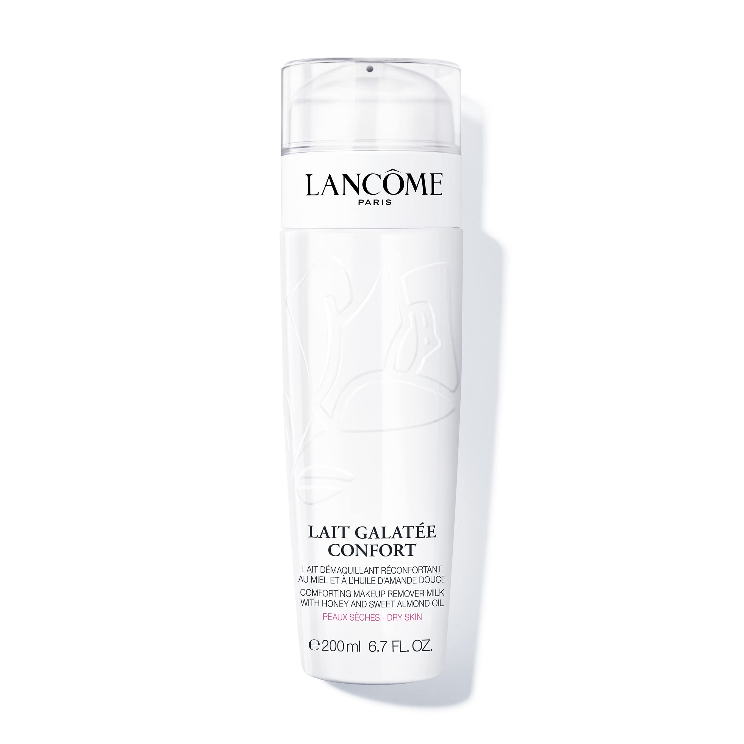 Lancôme Lait Galatée Confort démaquillant visage en flacon apaise et adoucit la peau.